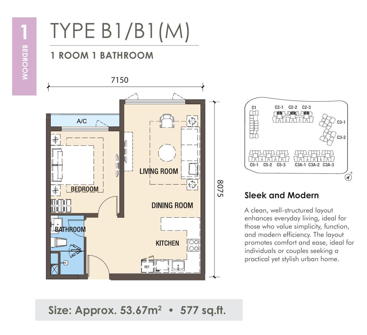 Type B1 plan